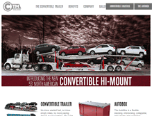 Tablet Screenshot of convertibletrailers.com